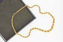 18 Karaat oplopende Koord ketting - 54,8 cm