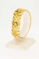Brede Vintage armband 18 karaat goud - 19,1 cm