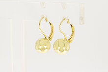 14 karaat geel gouden bol Oorhangers - 1,7 cm