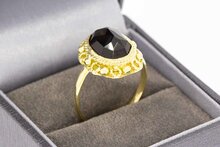 14 Karaat Vintage Granaat ring - 18,7 mm