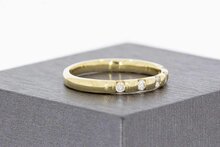 14 karaat geelgoud vrouwenring - 18,4 mm