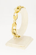 Gourmet armband 18 Karaat goud - 21,4 cm