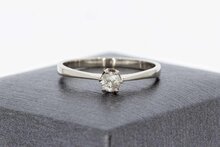 14 Karaat witgouden diamant ring - 18,7 mm