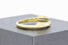 14 Karaat ring met Diamant - 16,5 mm