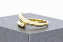 14 Karaat ring met Diamant - 16,5 mm