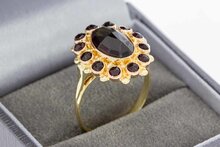 14 Karaat Vintage Granaat ring - 17,7 mm