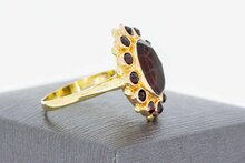 14 Karaat Vintage Granaat ring - 17,7 mm