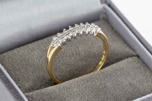 14 Karaat ring met Diamant - 17,7 mm