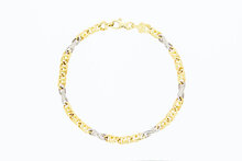 14 Karaat Valkoog Infinity armband - 20 cm