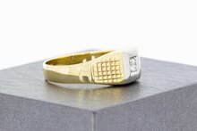 14 Karaat Diamant Pinkring - 19,4 mm