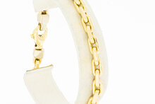 14 karaat Anker schakelarmband - 21,8 cm