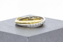 14 Karaat diamant ring goud - 17,4 m