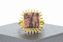 14 Karaat goud Vintage Rodoliet ring - 17,4 mm