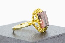 14 Karaat goud Vintage Rodoliet ring - 17,4 mm