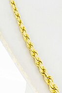 14 Karaat goud gevlochten ketting - 47,5 cm