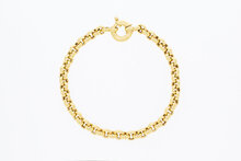 14 Karaat Jasseron armband - 21,2 cm