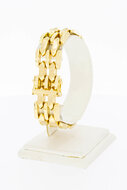 Brede Staafjes armband 18 Karaat goud - 19,3 cm