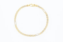 14 Karaat goudenarmband Valkenoog - 19,7 cm