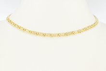 Versace style Collier 14 Karaat goud - 42,5 cm