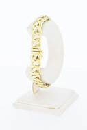 14 Karaat gevlochten armband - 20,3 cm