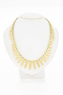 14 Karaat gouden Zonnestraal Collier - 42,8 cm