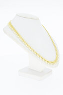 14 Karaat Vintage Spijltjes Collier - 43 cm