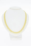 14 Karaat Vintage Spijltjes Collier - 43 cm