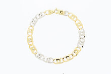 14 Karaat Valkoog armband - 19,6 cm