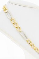 14 Karaat gouden Figaro ketting - 67 cm