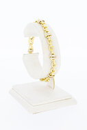Bicolor 18 Karaat Anker- armband - 19,1 cm