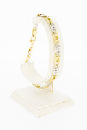 14 Karaat goud Valkoog armband - 23,4 cm