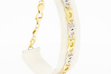14 Karaat goud Valkoog armband - 23,4 cm
