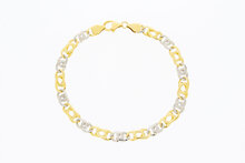 14 Karaat goud Valkoog armband - 23,4 cm
