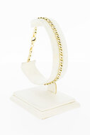 14 Karaat Valkoog armband goud - 21 cm