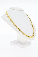 Anker ketting 14 Karaat goud - 59 cm