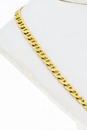 Anker ketting 14 Karaat goud - 59 cm