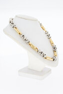 14 Karaat bicolor Magnum Koningsketting - 53,5 cm