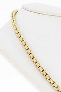 14 Karaat goud Staafjes ketting - 48,8 cm