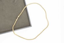14 Karaat goud Staafjes ketting - 48,8 cm