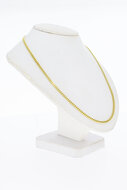 Gourmetketting 14 Karaat goud - 62 cm