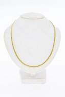 Gourmetketting 14 Karaat goud - 62 cm