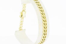 14 Karaat gouden Staafjes armband - 20,4 cm