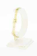14 Karaat gouden Staafjes armband - 20,4 cm
