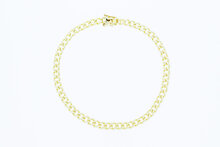 14 Karaat goud armband Gourmet - 19,3 cm