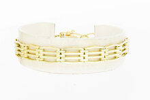 14 Karaat Vintage Staafjes armband - 19 cm