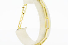 14 Karaat Closed Forever armband - 21,8 cm