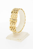 14 Karaat Staafjes armband goud - 19,7 cm