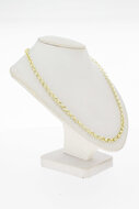 Gouden Jasseron ketting 14 Karaat - 46 cm
