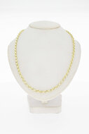 Gouden Jasseron ketting 14 Karaat - 46 cm