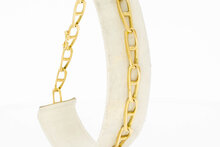 14 Karaat gouden Anker armband - 21,8 cm